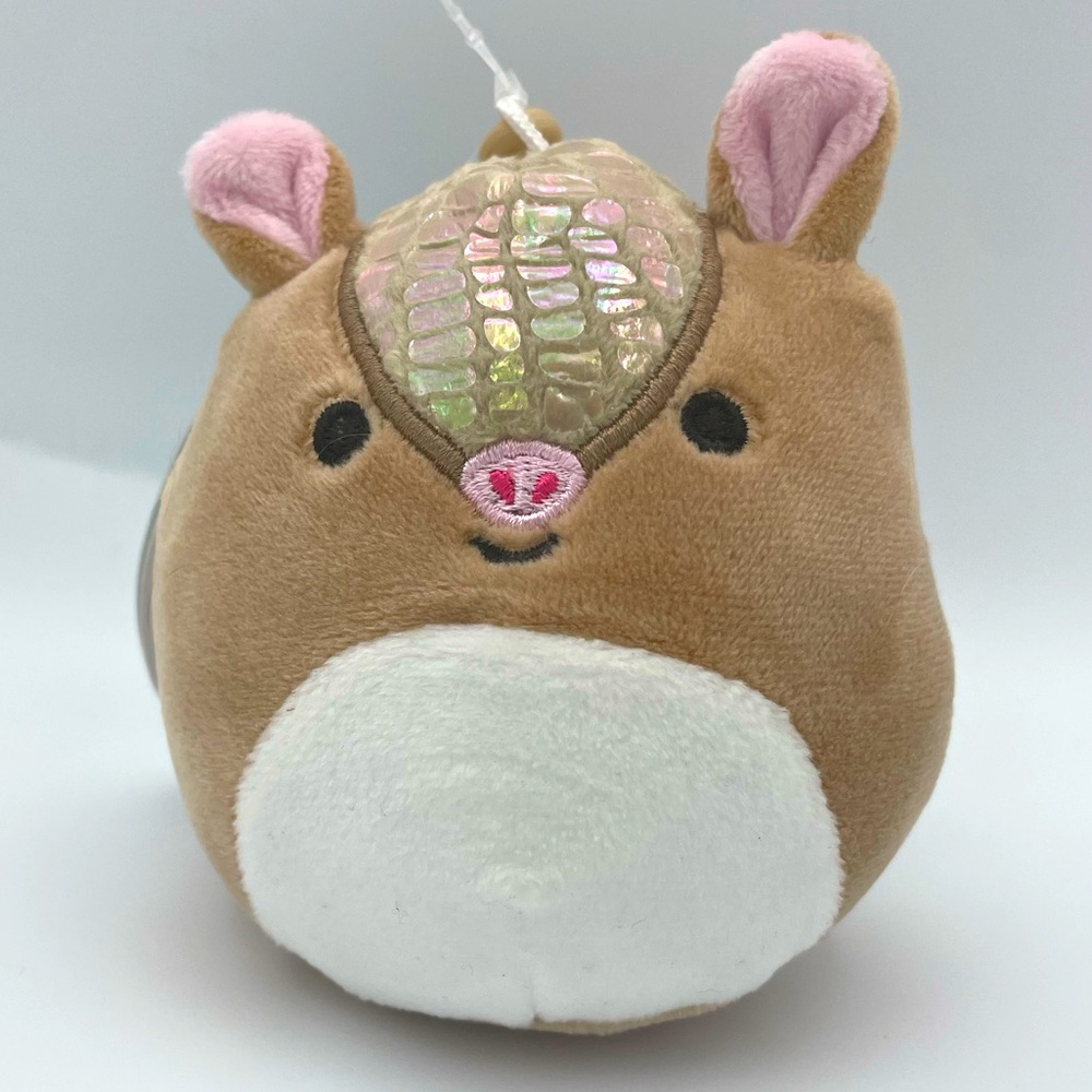 Squishmallows Thompson the Armadillo Clip on 3” NWT